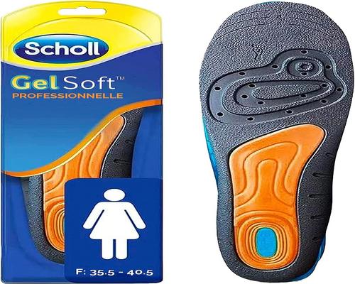 Scholl Comfort Professional 女性用ゲルソフト インソール サイズ 35.5 から 40.5