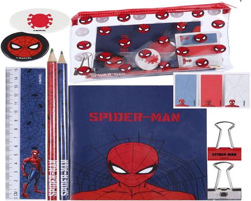 Set di cancelleria porta badge Marvel Spiderman