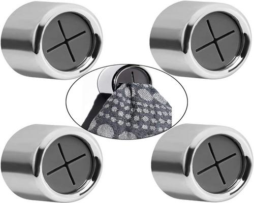 a Xinlie Robot Set of 4 Self-adhesive Dishcloth Clip Holders Without Drilling Bath E Clip
