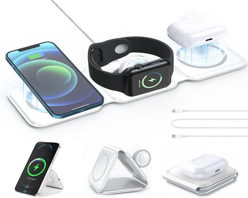 an iPhone 3-in-1 Wireless Charging Station Adapter