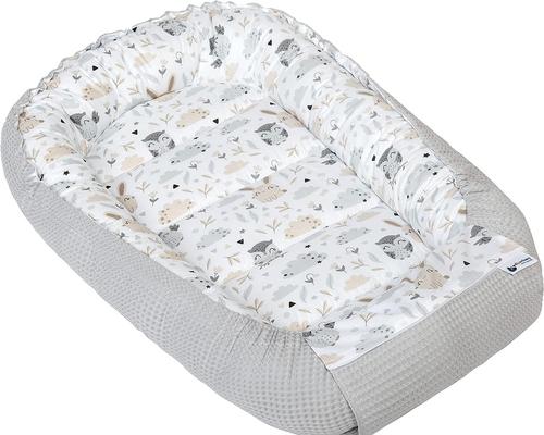 a Nightlight-Projector Medi Partners Reducer Bed 100X60X15Cm 100% βαμβακερή βάφλα Βρεφική φωλιά νεογέννητου μαξιλαροφωλιά Ασφαλές κούμπωμα