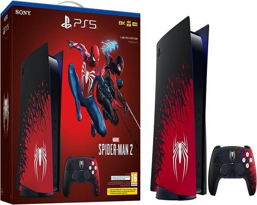 un gioco per console standard Playstation Pack Ps5 5 + Marvel&#39;S Spider-Man 2 - Edizione limitata