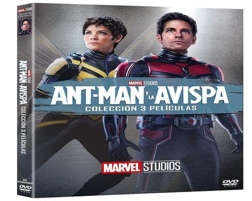 una Película Ant-Man 1-3 (Dvd) Pack 3 Peliculas: Ant-Man / Ant-Man Y La Avispa / Ant-Man Y La Avispa: Quantumania