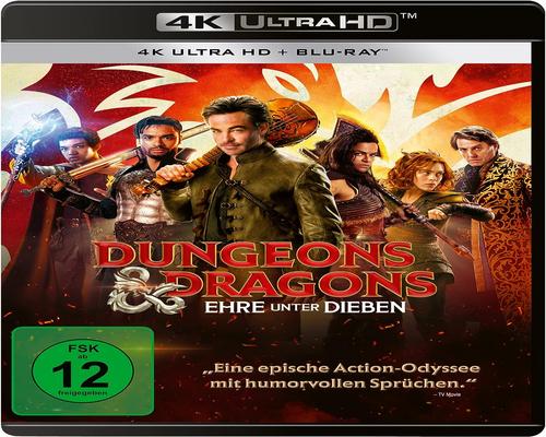 een Movie Dungeons & Dragons: Ehre Unter Dieben. 4K Uhd: 4K Ultra Hd Blu-Ray + Blu-Ray