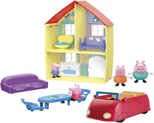 un Coffret Peppa Pig Avec Voiture Et Figurines