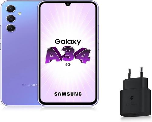 a Samsung Galaxy A34 Android 5G Smartphone