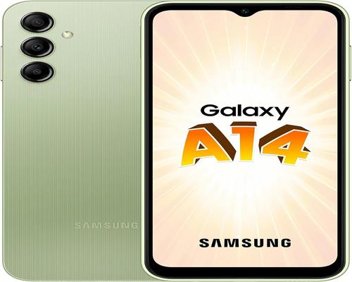 ένα smartphone Samsung Galaxy A14 4G 64 GB Lime