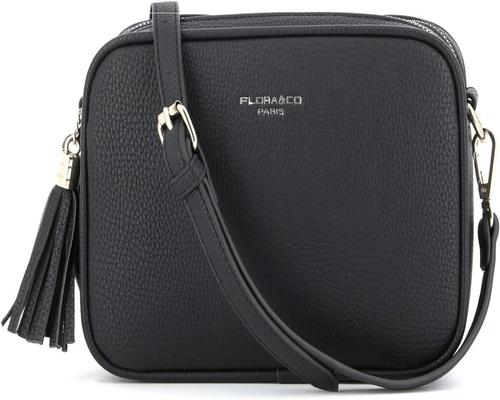 a Flora &amp; Co Bag Bolsa feminina para câmera com zíper duplo e franja