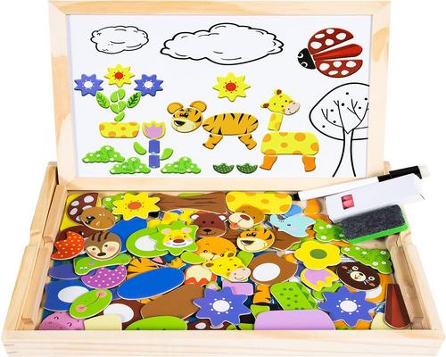 un Puzzle Magnétique En Bois Cooljoy Pour Enfants