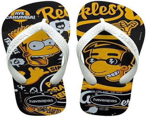 一双 Havaianas Simpsons 人字拖
