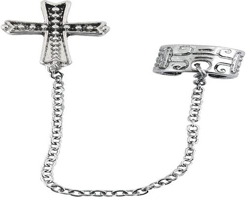 a Pair of Gothic Cross Earrings