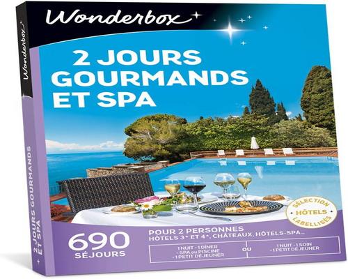 a Wonderbox Gourmand And Spa Box