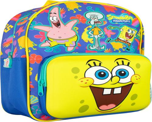 una mochila de Bob Esponja