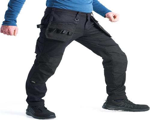 Herren-Arbeitshose Bitco-Sauer-Stretch Schwarz