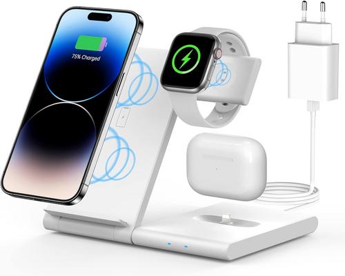 een 3 in 1 draadloze oplader voor iPhone en Apple Watch