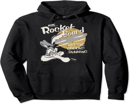 Looney Tunes Wile E Coyote 火箭板连帽衫