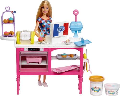una caja de pastelería de Barbie. Se necesitan dos