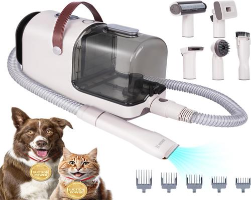 a Hichee Dog Hair Vacuum With 6 Tools