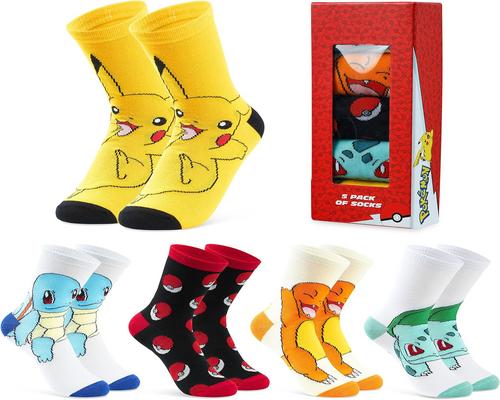 un Pack De 5 Chaussettes Pokémon