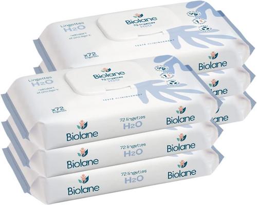 Un juego de toallitas para bebés Biolane H2O