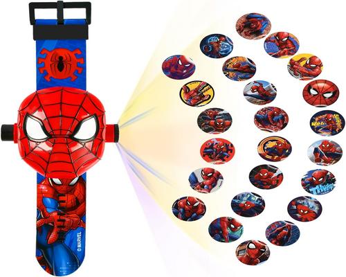un reloj de pulsera digital con proyector para niños