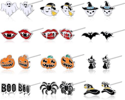 Joukko Jewebella Halloween -korvakoruja