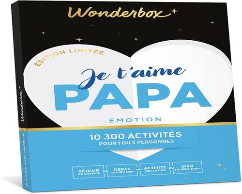 una caja de regalo Wonderbox para papá