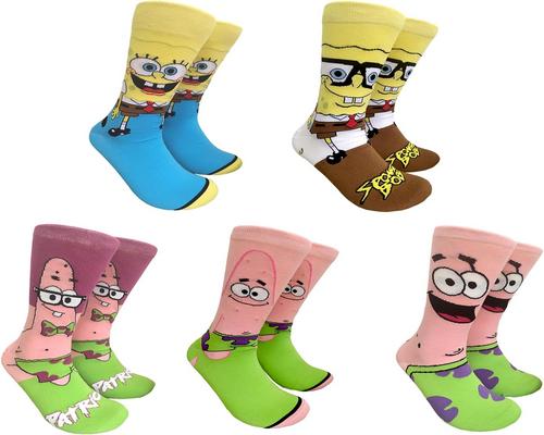 a pack of sponge bob socks