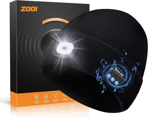 en Zooi Led Bluetooth Beanie For Men