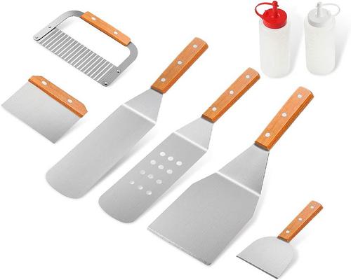 un kit de barbacoa portátil de 8 piezas