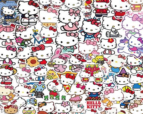 一包 Hello Kitty 贴纸