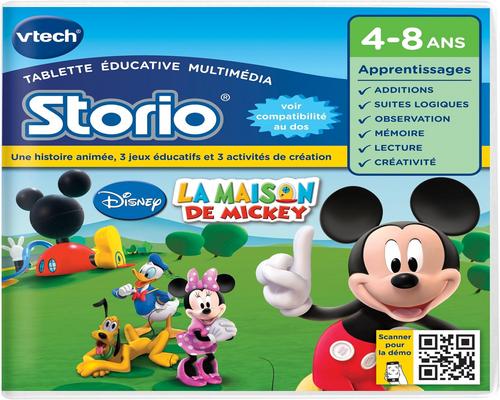 Een Vtech Mickey House-spelcassette