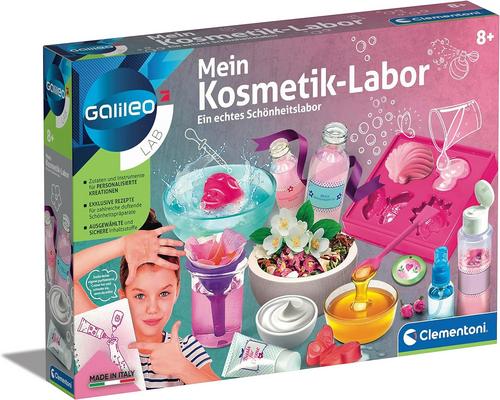 een cosmetische laboratoriumkit voor kinderen