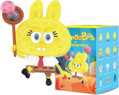 une Figurine Aléatoire Labubu Spongebob
