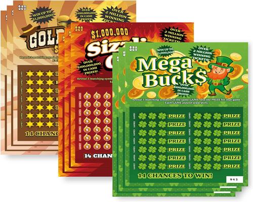 un Faux Ticket De Loterie À Gratter