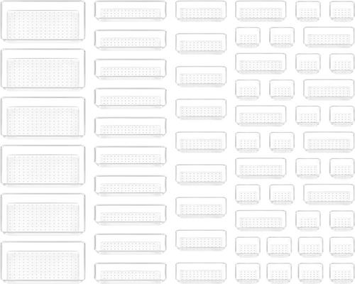 60-pack genomskinlig plastlåda Vtopmart