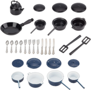 <notranslate>Et sæt med 30 Fingerinspire miniature køkkenredskaber</notranslate>