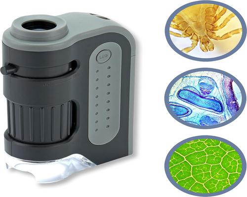 een Carson Microbrite Plus zakmicroscoop