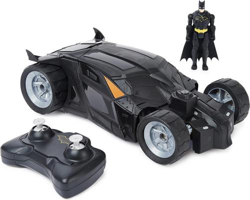 une Batmobile Rc 1:20 + Figurine Batman 10 Cm