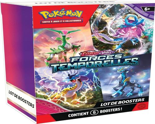 un Lot De Boosters Pokémon Jcc Écarlate Et Violet