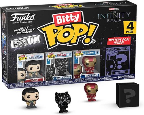 un Lot De Figurines Funko Bitty Pop! Marvel - Loki 4Pk