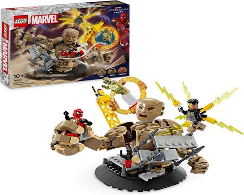 un Jeu Lego 76280 Marvel Spider-Man Contre L'Homme-Sable