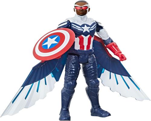 une Figurine Captain America De 30 Cm Marvel Studios Avengers Titan Hero Series