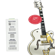 <notranslate>un Cd "Le Super Cahier De Guitare: Le Support Indispensable Des Guitaristes (French Edition)"</notranslate