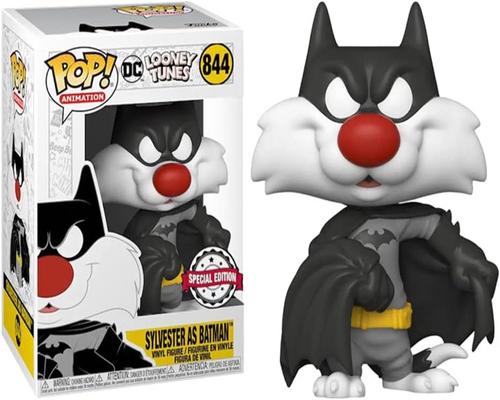 une Figurine Pop Funko Dc Looney Tunes Sylvester As Batman