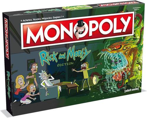 un Jeu Winning Moves - Monopoly Rick And Morty