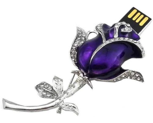 En 16 GB USB-nøgle krystalmetalblomst