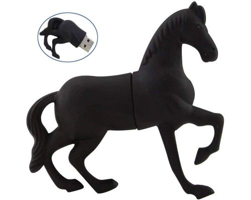 Una llave USB Black Horse de 32 GB
