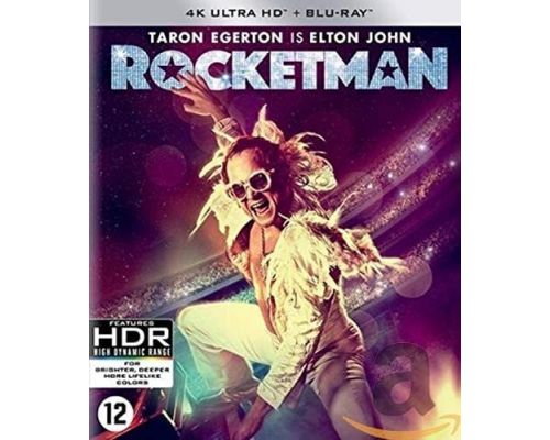 Et Rocketman UHD 4K + Blu-Ray boks sæt