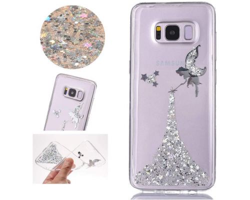 A Galaxy S8 Glitter Fairy Case